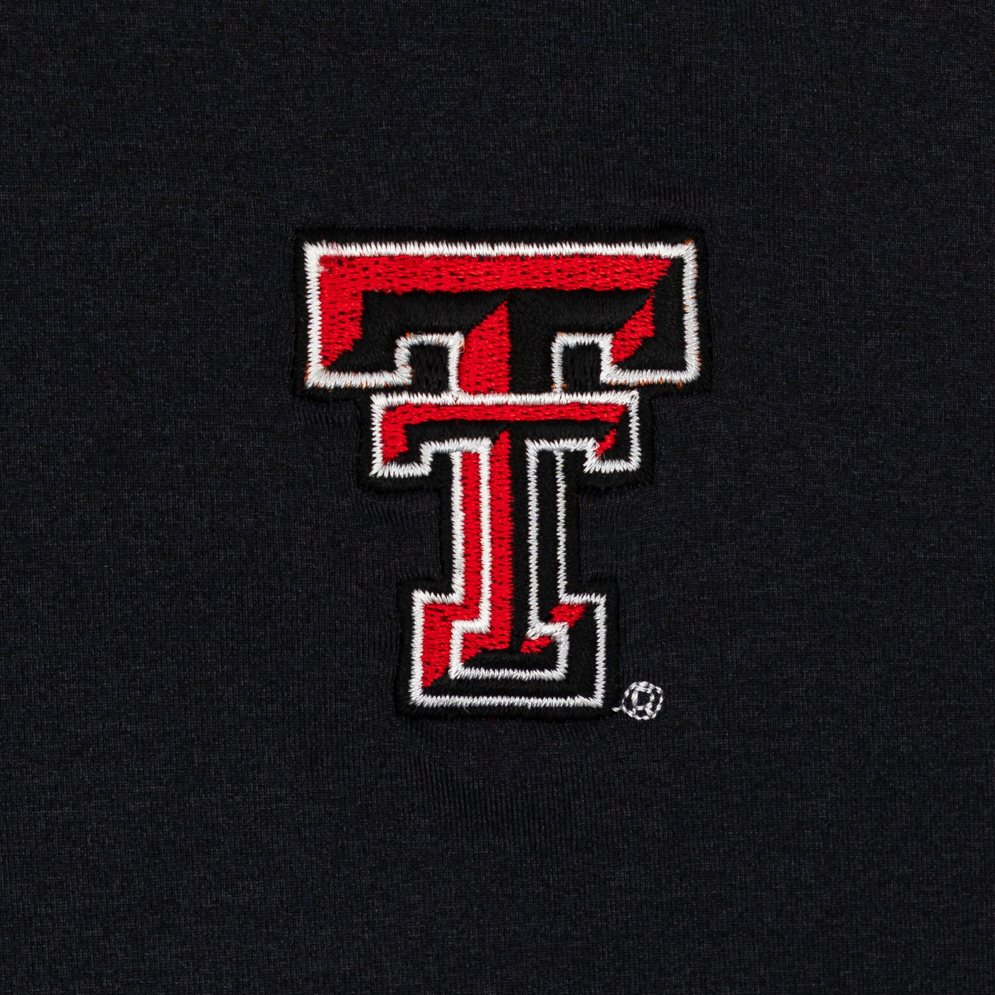 Solid Collegiate Q-Zip - Texas Tech | Solid - Black - Texas Tech - 1
