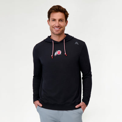 Hesi Collegiate Hoodie - Utah | Solid - Black - Utah - 1