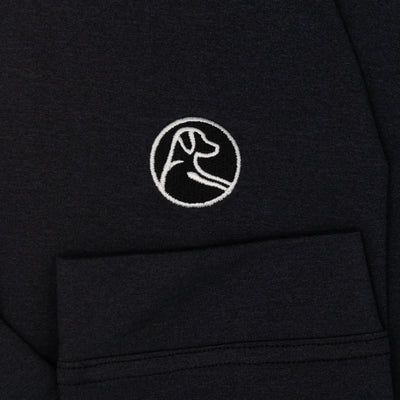 Solid Collegiate Q-Zip - Vanderbilt | Solid - Black - Vanderbilt - 1