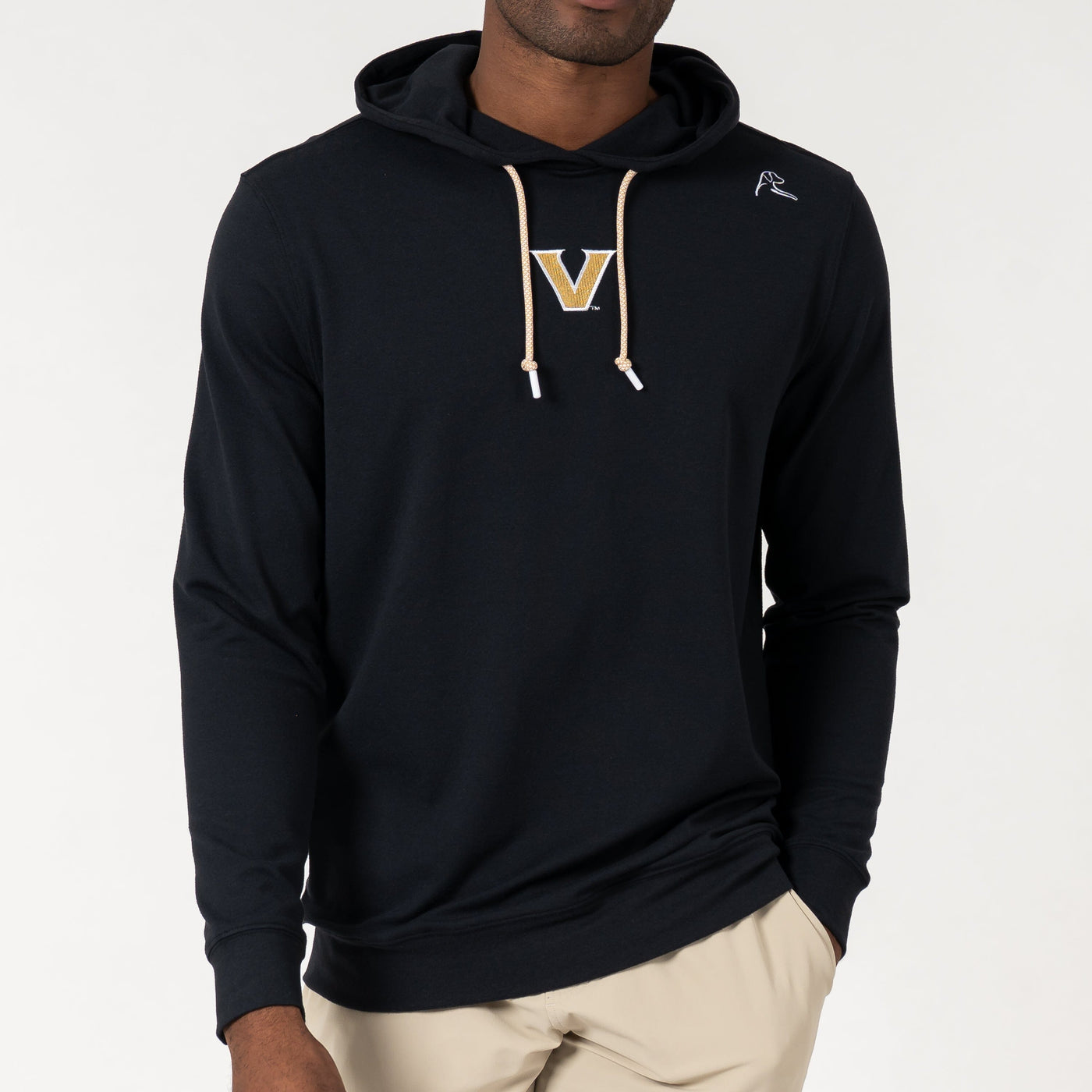 Hesi Collegiate Hoodie - Vanderbilt | Solid - Black - Vanderbilt - 1