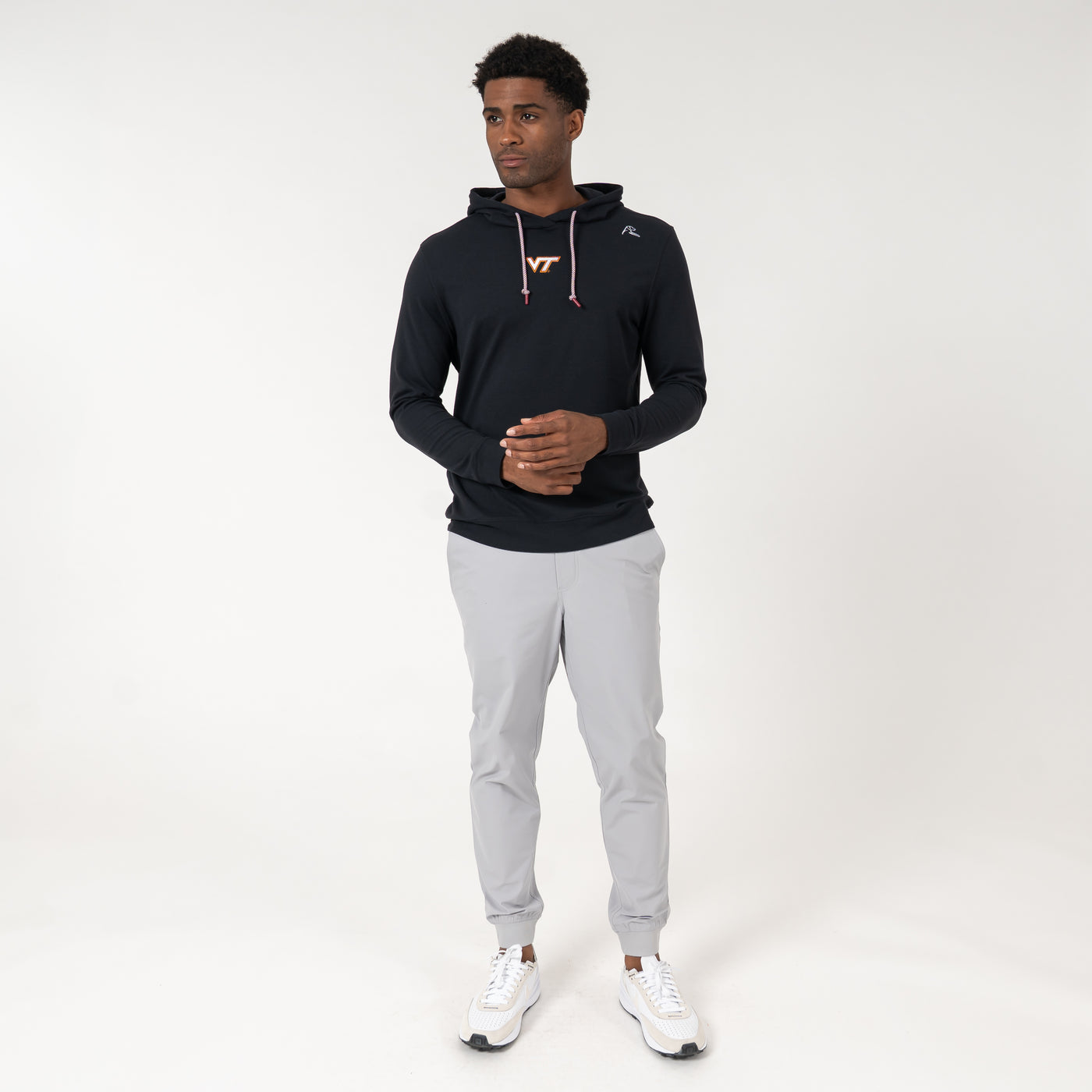 Hesi Collegiate Hoodie - Virginia Tech | Solid - Black - VT - 1