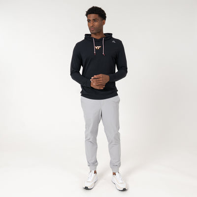 Hesi Collegiate Hoodie - Virginia Tech | Solid - Black - VT - 1