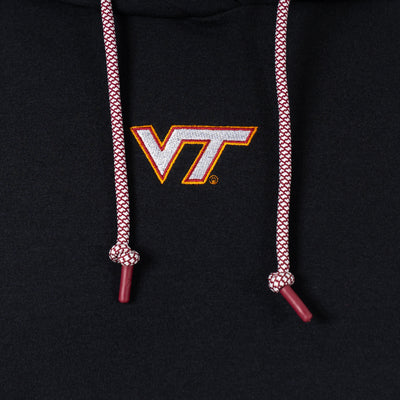 Hesi Collegiate Hoodie - Virginia Tech | Solid - Black - VT - 1