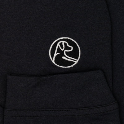 Solid Collegiate Q-Zip - Wake Forest | Solid - Black - Wake Forest - 1