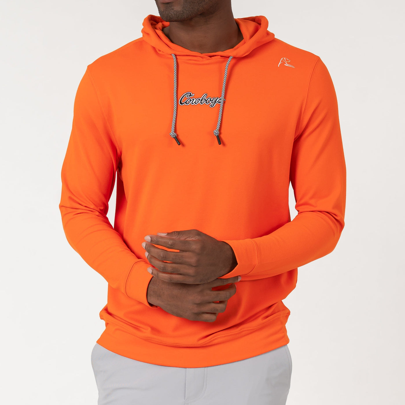 Hesi Collegiate Hoodie - Oklahoma State | Solid - Blaze Orange - Oklahoma State - 1