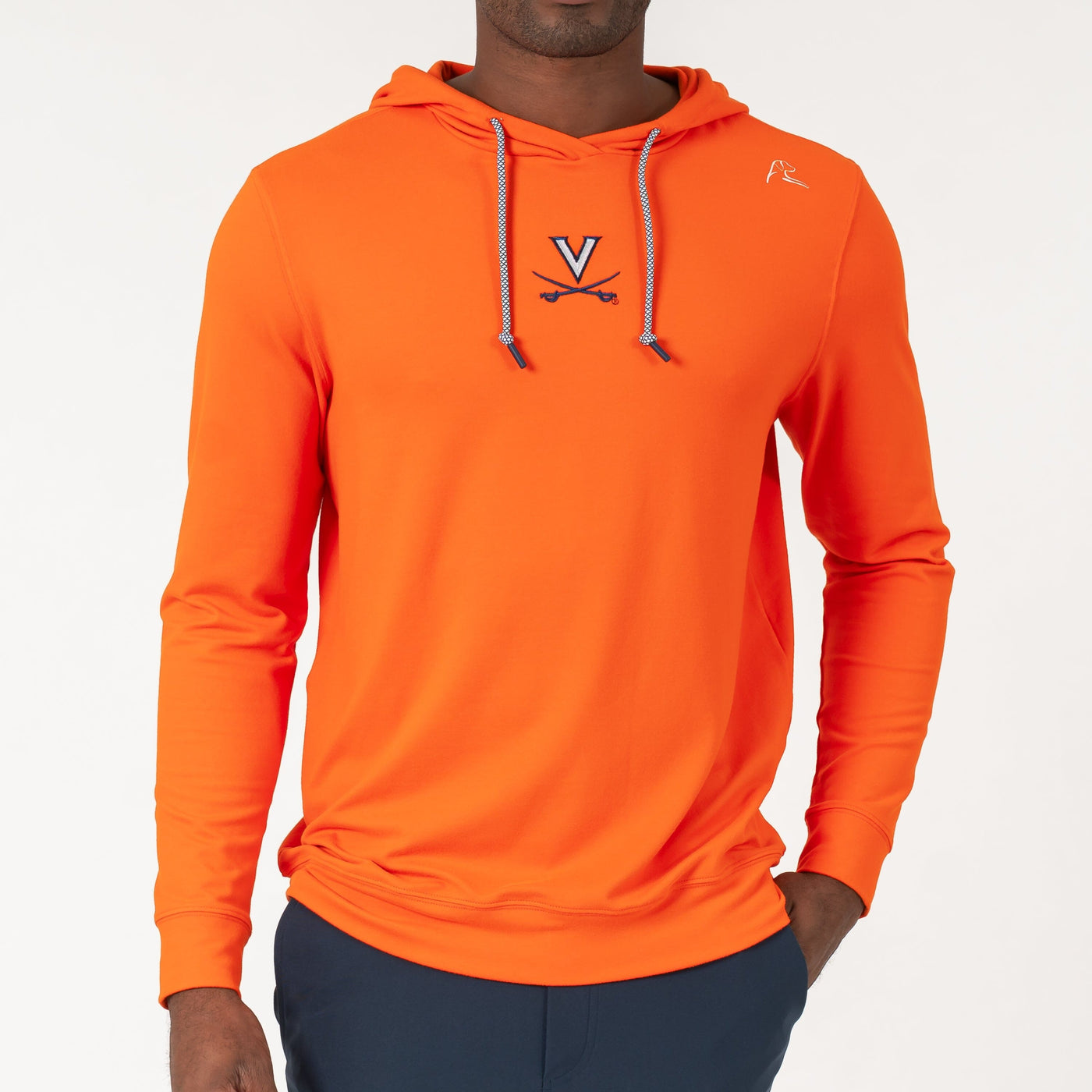 Hesi Collegiate Hoodie - UVA | Solid - Blaze Orange - UVA - 1
