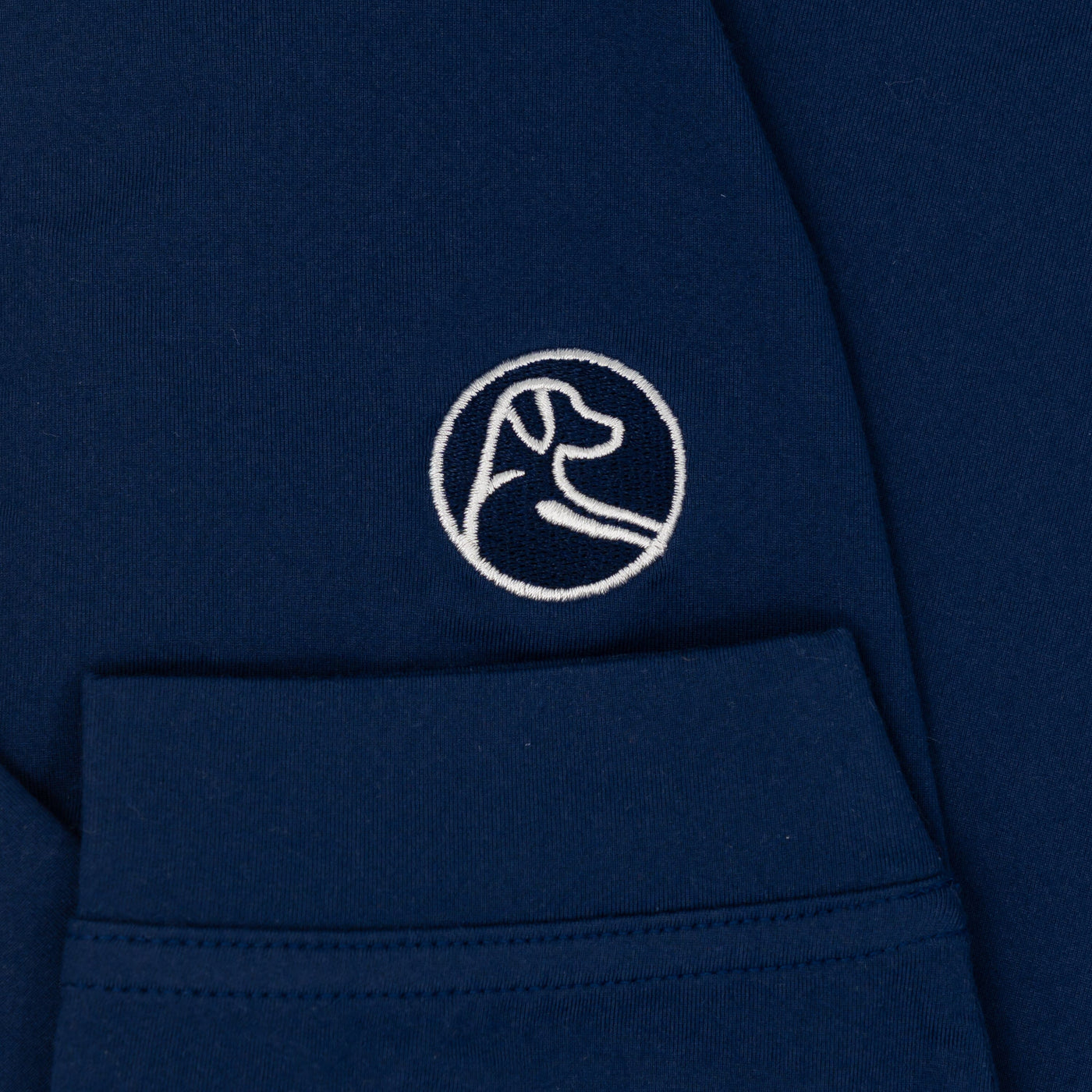 Solid Collegiate Q-Zip - Auburn | Solid - Dock Blue - Auburn - 2