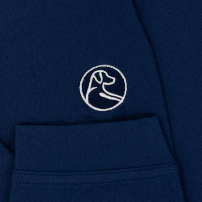 Solid Collegiate Q-Zip - Auburn | Solid - Dock Blue - Auburn - 2