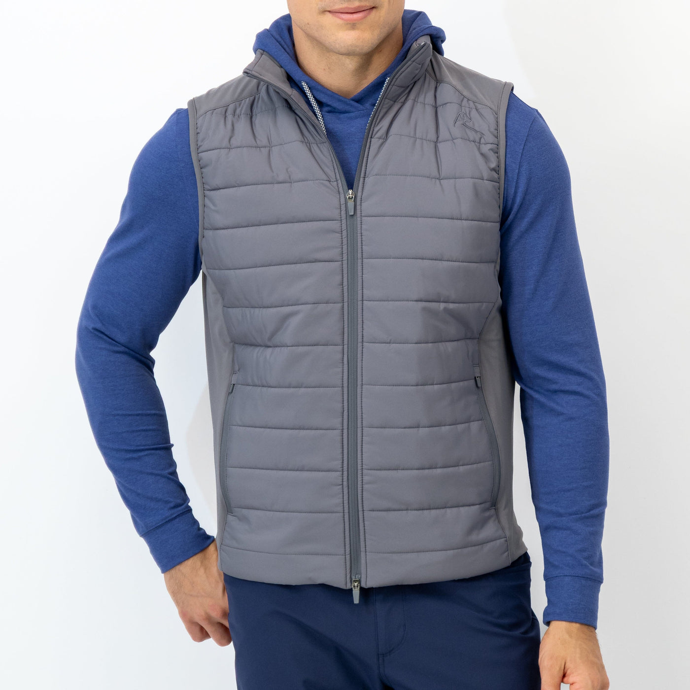 Fulton Performance Vest | Solid - Boulder Grey