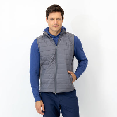 Fulton Performance Vest | Solid - Boulder Grey