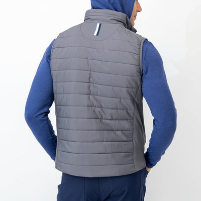 Fulton Performance Vest | Solid - Boulder Grey