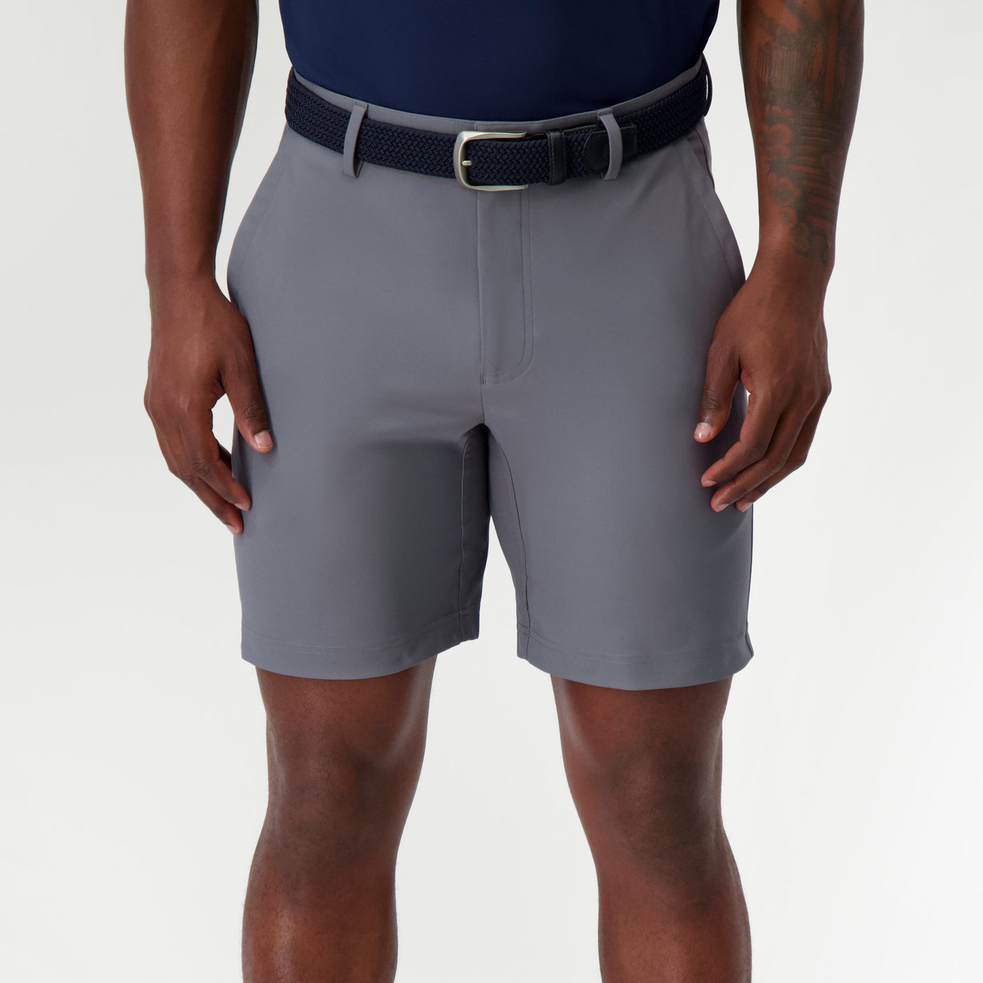 Looper Delta Short | Solid - Boulder Grey