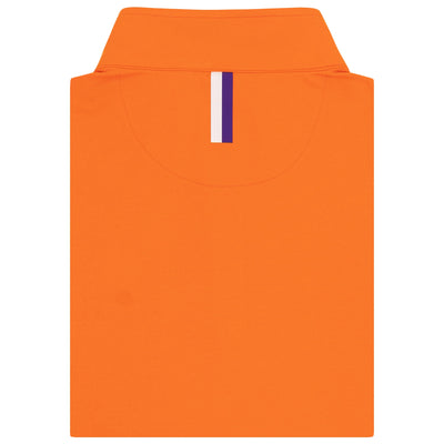 Solid Collegiate Q-Zip - Clemson | Solid - Bright Orange - Clemson - 1
