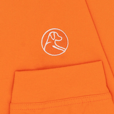 Solid Collegiate Q-Zip - Clemson | Solid - Bright Orange - Clemson - 1