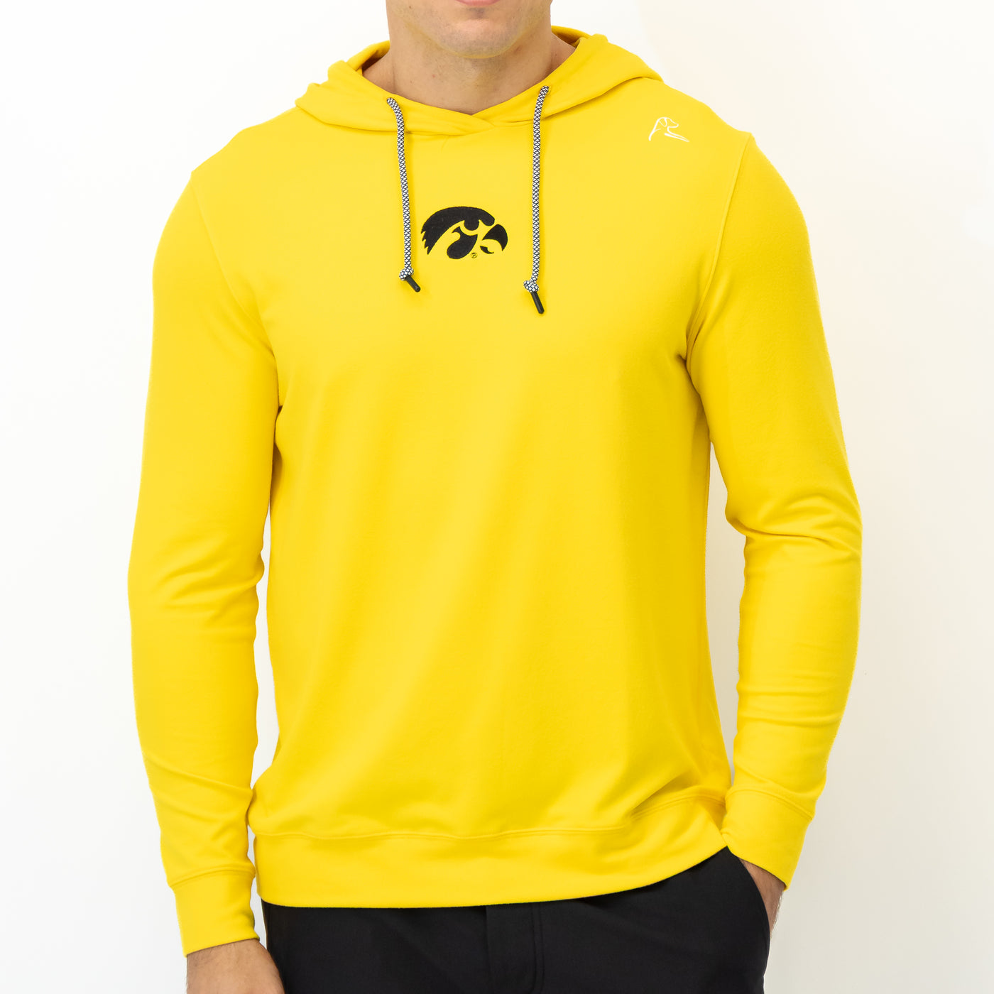 Hesi Collegiate Hoodie - Iowa | Solid - Bright Yellow - Iowa - 1