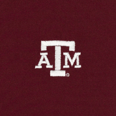 Solid Collegiate Q-Zip - Texas A&M | Solid - Burgundy - Texas A&M - 1