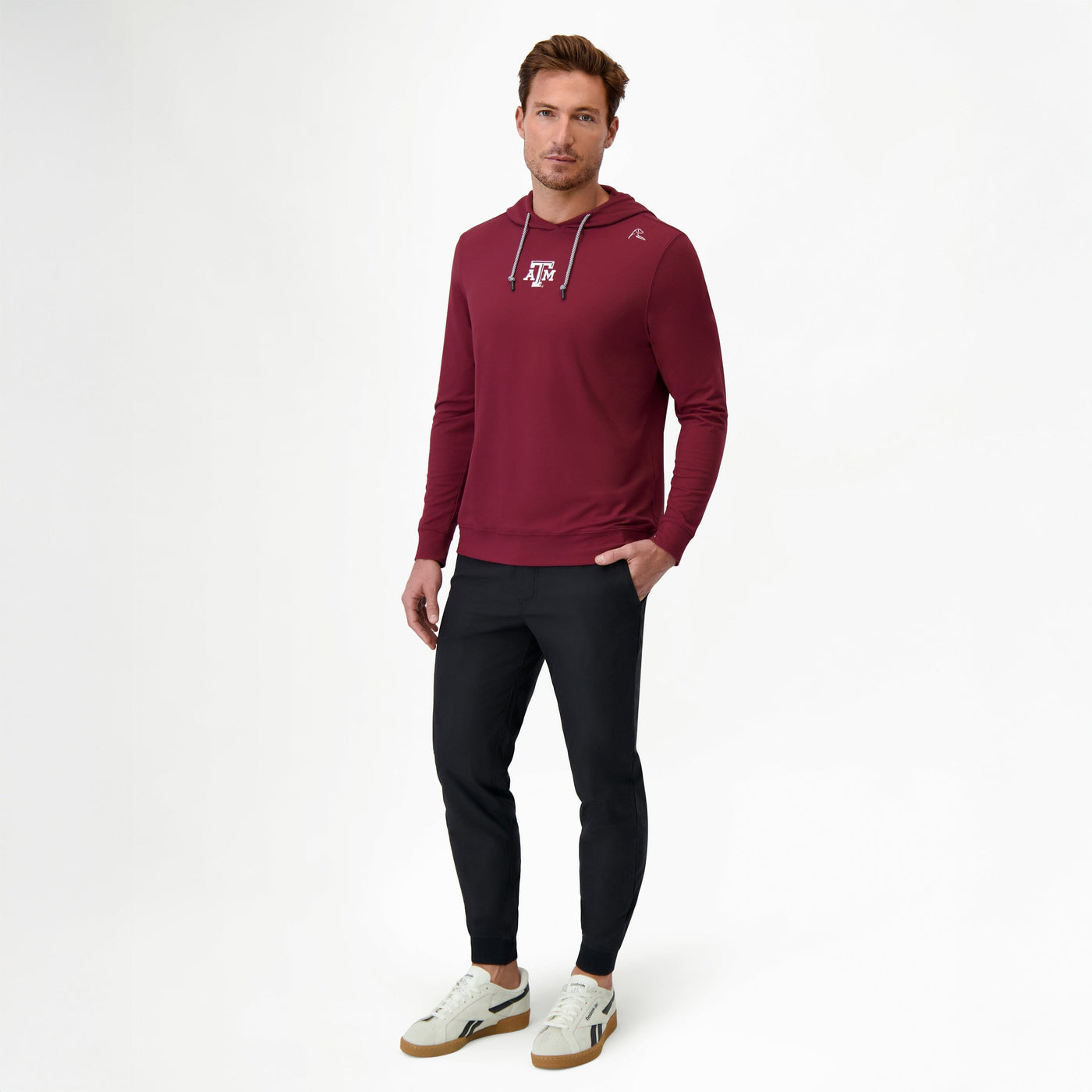 Hesi Collegiate Hoodie - Texas A&M | Solid - Burgundy - Texas A&M - 1