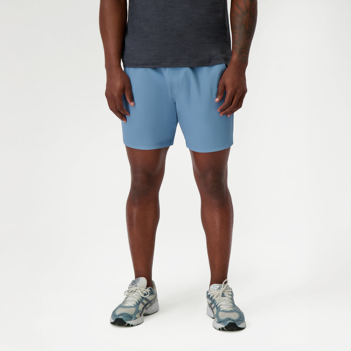Everyday Short | Solid - Cadet Blue