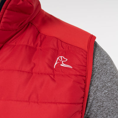 Fulton Performance Vest | Solid - Cardinal Red/Fleet Navy - USA