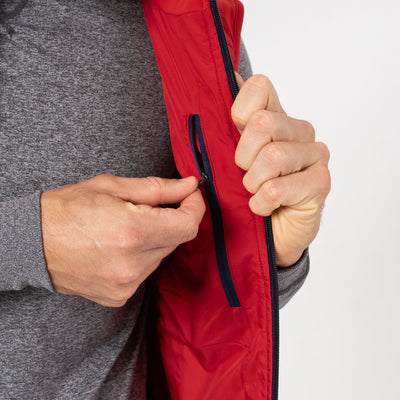 Fulton Performance Vest | Solid - Cardinal Red/Fleet Navy - USA