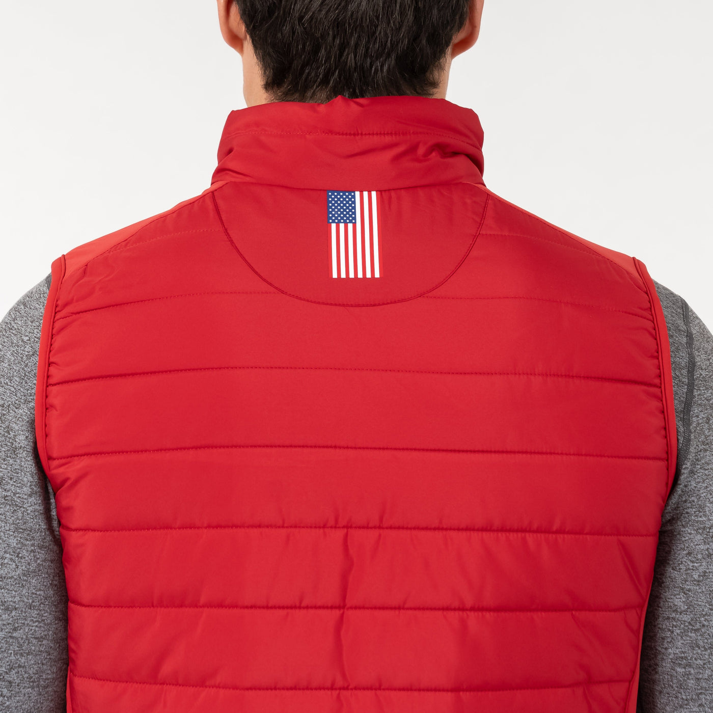 Fulton Performance Vest | Solid - Cardinal Red/Fleet Navy - USA