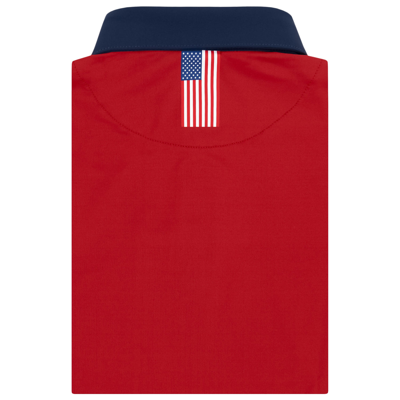 Solid - USA | Performance Polo | Solid - Cardinal Red/Fleet Navy - USA