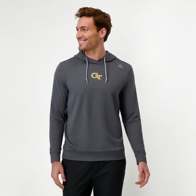 Hesi Collegiate Hoodie - Georgia Tech | Solid - Charcoal Grey - Georgia Tech - 1