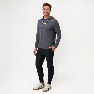 Hesi Collegiate Hoodie - Georgia Tech | Solid - Charcoal Grey - Georgia Tech - 1