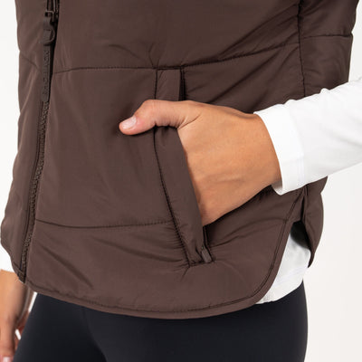 Cisco Insulated Vest | Solid - Cocoa
