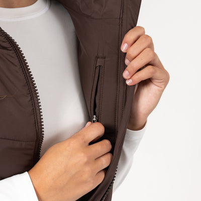 Cisco Insulated Vest | Solid - Cocoa