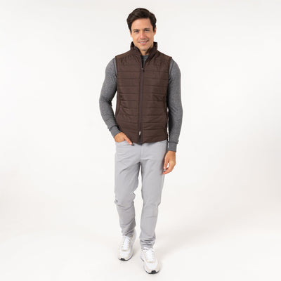 Fulton Performance Vest | Solid - Cocoa