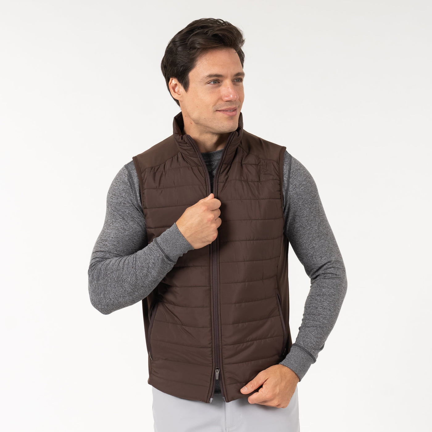 Fulton Performance Vest | Solid - Cocoa