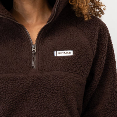 Rivanna Fleece Pullover | Solid - Cocoa