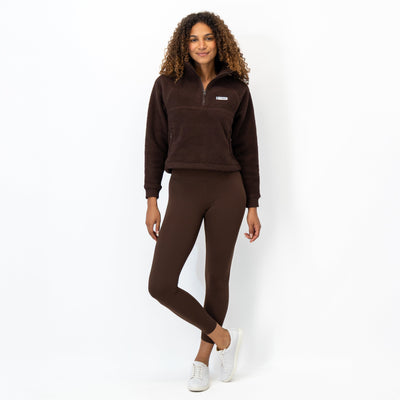Rivanna Fleece Pullover | Solid - Cocoa