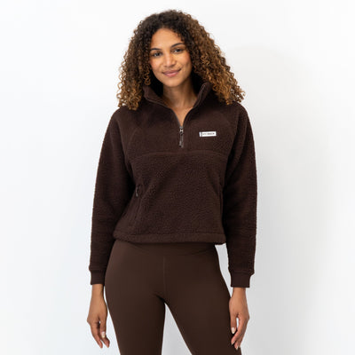 Rivanna Fleece Pullover | Solid - Cocoa