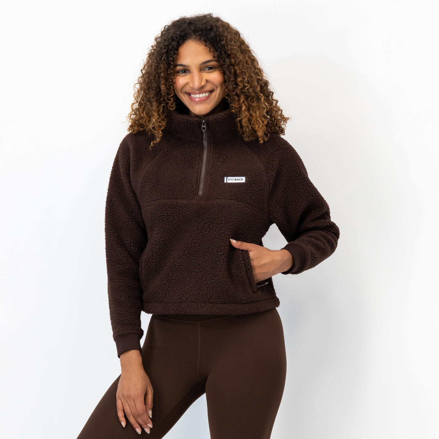 Rivanna Fleece Pullover | Solid - Cocoa