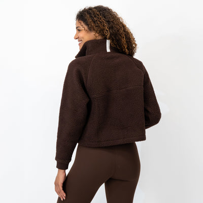 Rivanna Fleece Pullover | Solid - Cocoa