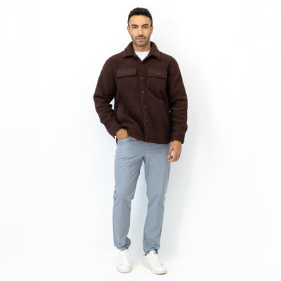 Summit Fleece Shirt Jacket | Solid - Cocoa