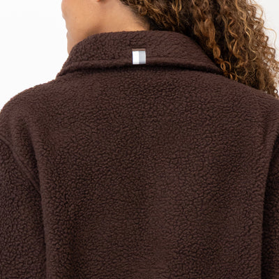 Summit Fleece Shirt Jacket | Solid - Cocoa (Women)