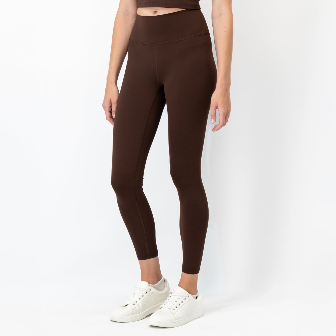 Vista High-Rise Legging | Solid - Cocoa