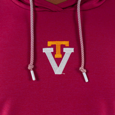 Hesi Collegiate Hoodie - Virginia Tech | Solid - Dark Maroon - Virginia Tech - 1