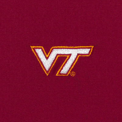 Solid Collegiate Q-Zip - Virginia Tech | Solid - Dark Maroon - Vt - 2