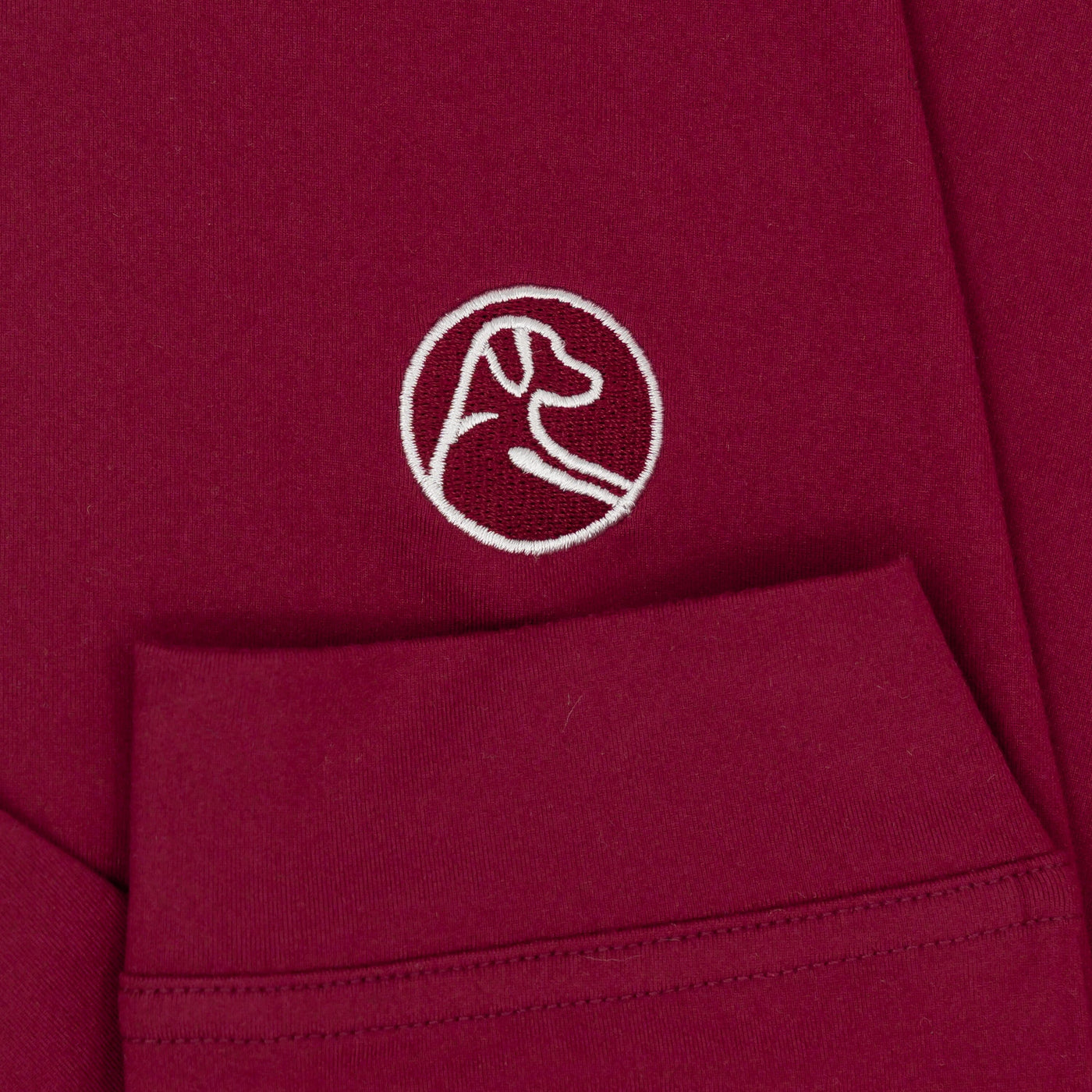 Solid Collegiate Q-Zip - Virginia Tech | Solid - Dark Maroon - Vt - 2