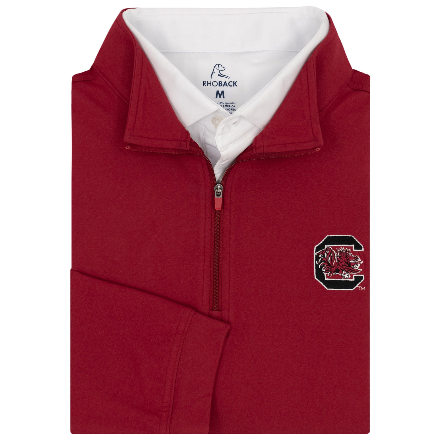 Solid Collegiate Q-Zip - South Carolina | Solid - Dark Red - South Carolina - 1