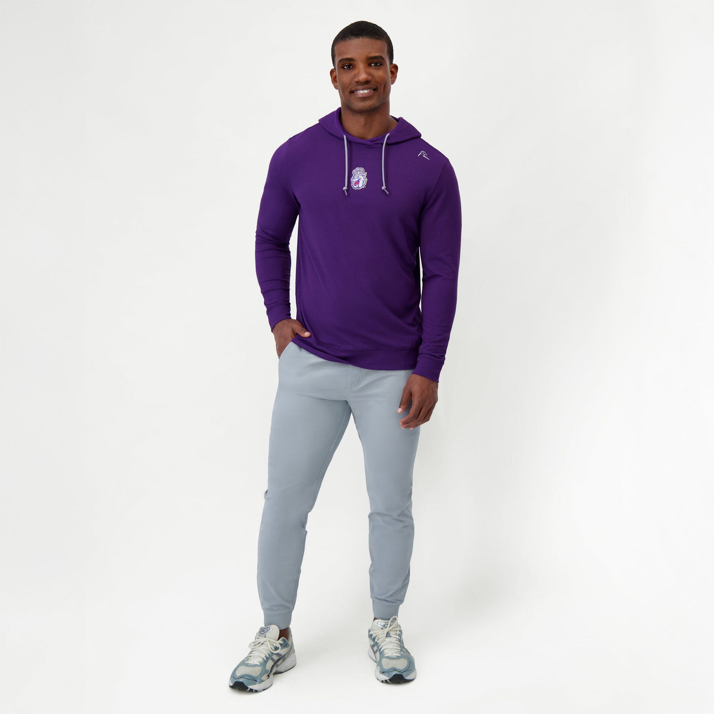 Hesi Collegiate Hoodie - James Madison | Solid - Dark Violet - James Madison - 1