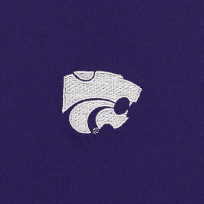 Solid Collegiate Q-Zip - Kansas State | Solid - Dark Violet - Kansas State - 1