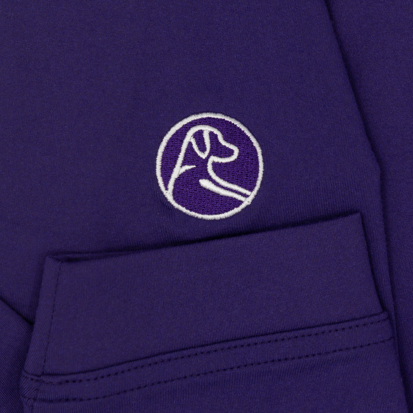 Solid Collegiate Q-Zip - Kansas State | Solid - Dark Violet - Kansas State - 1