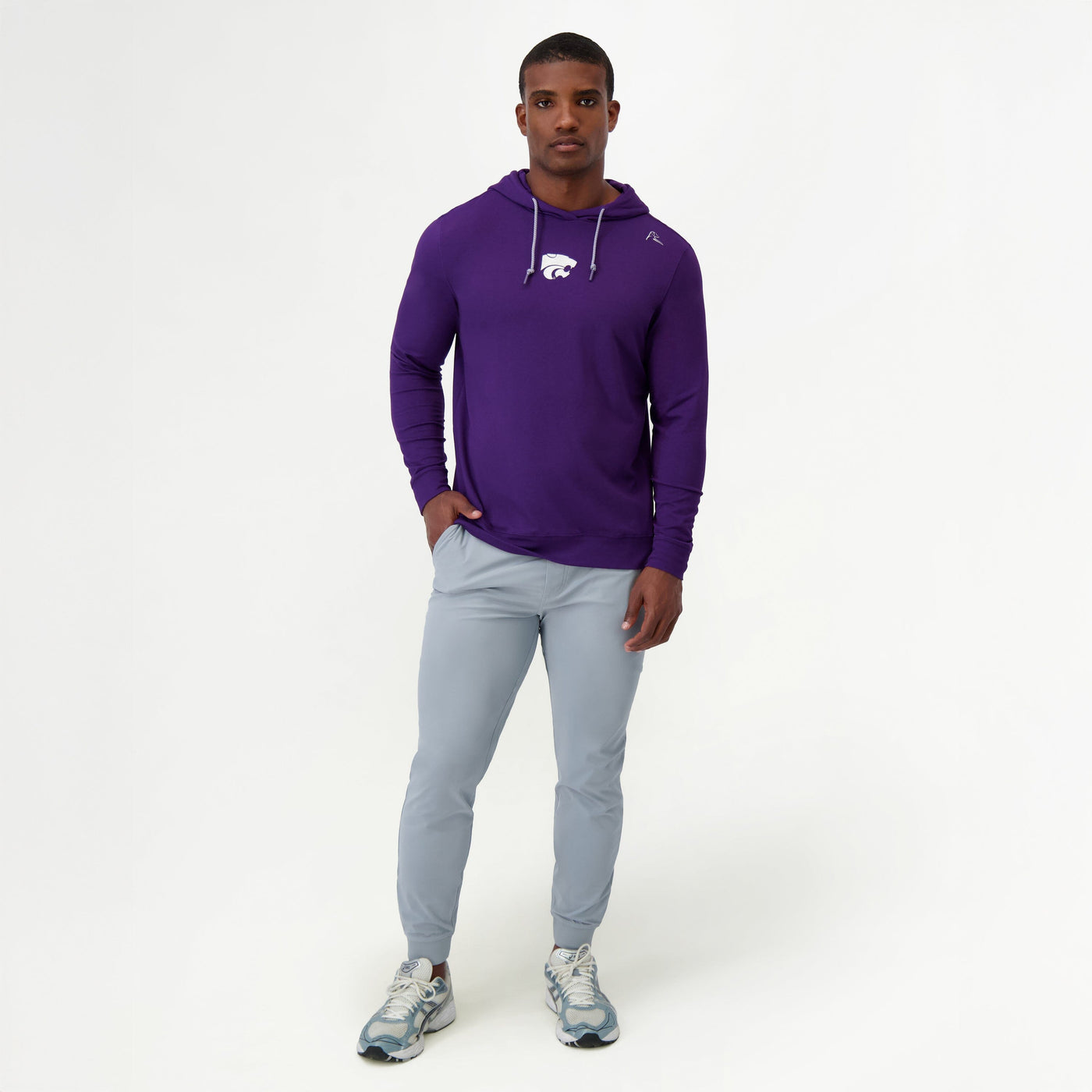 Hesi Collegiate Hoodie - Kansas State | Solid - Dark Violet - Kansas State - 1