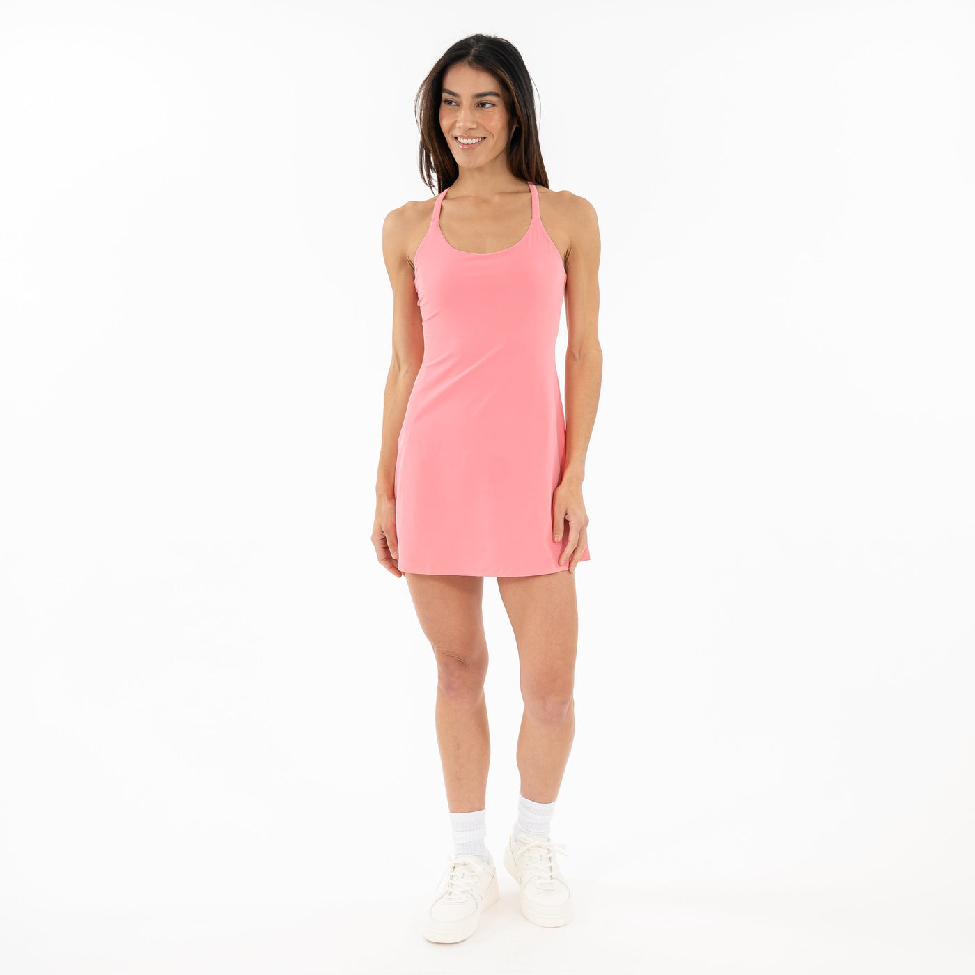 Demi Active Dress | Solid - Dogwood Pink