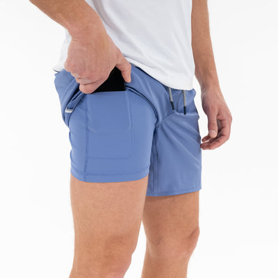 Grit Gym Short - 7" | Solid - Dusk Blue